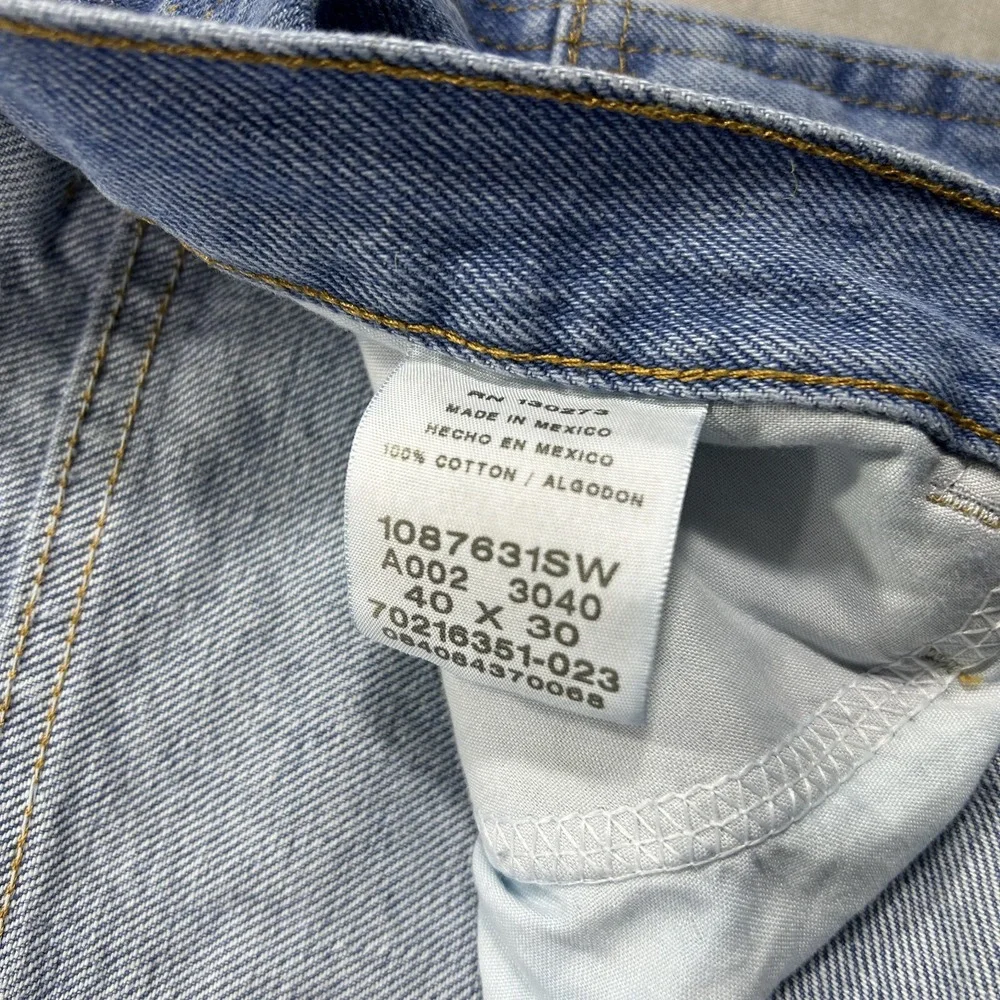 NEW Wrangler‎ Rustler Jeans Mens 40x32 Blue Denim Wrangler Regular Straight ^ - Picture 11 of 13